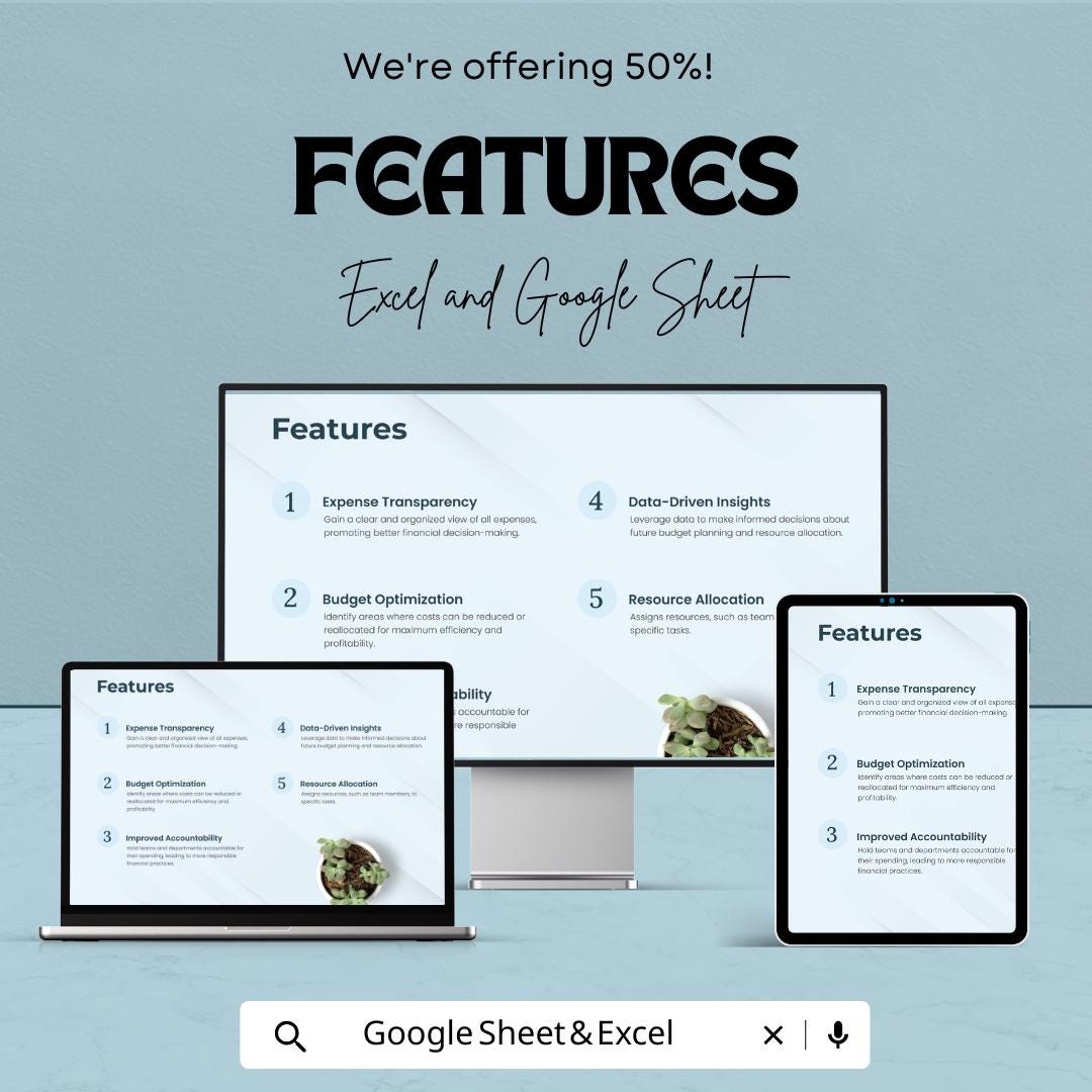 Project Management Plan Template | Project Planning Document | Project Plan Spreadsheet | Excel & Google Sheets | Business Planning Tool