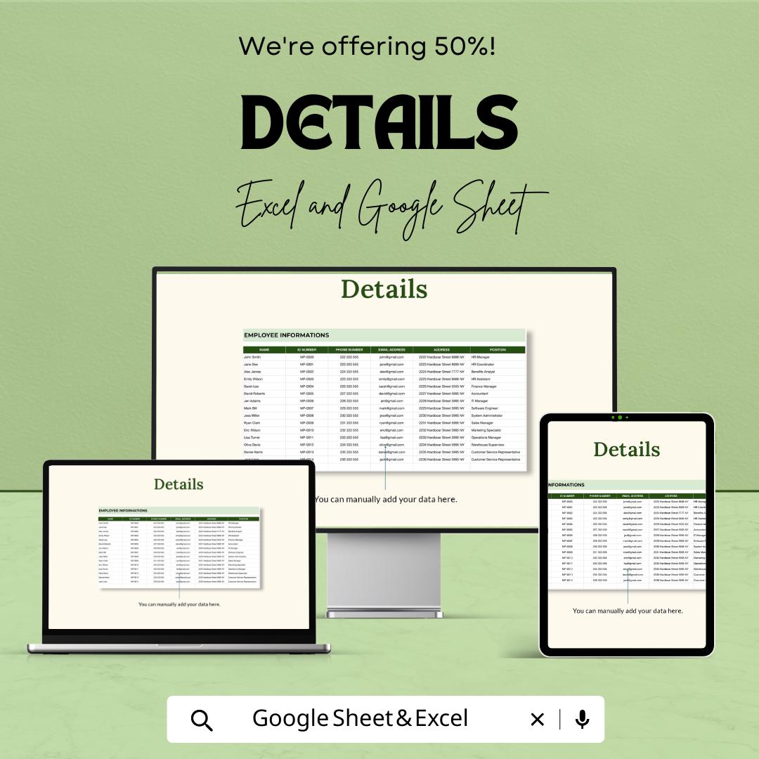 Stock Portfolio Template | Excel & Google Sheets | Investment Tracker | Stock Trading Spreadsheet | Portfolio Performance Tracker