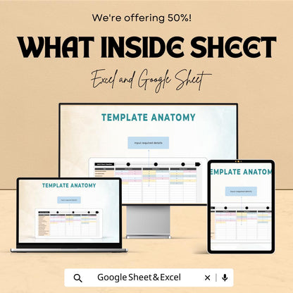 RACI Chart Timeline Sheet | Excel and Google Sheets Template | Project Management, Task Assignment & Team Collaboration | Instant Download
