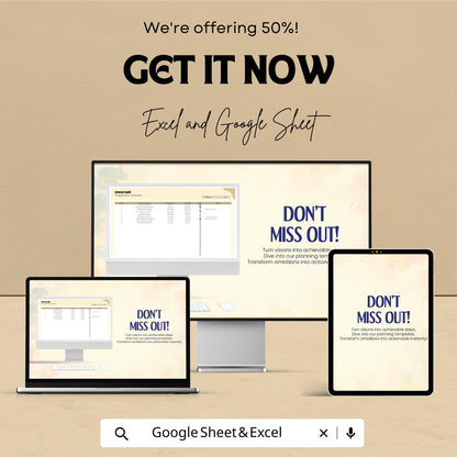 Internal Audit Preparation Checklist Sheet - Excel and Google Sheet Template for Audit Planning | Task Management & Compliance Tracking