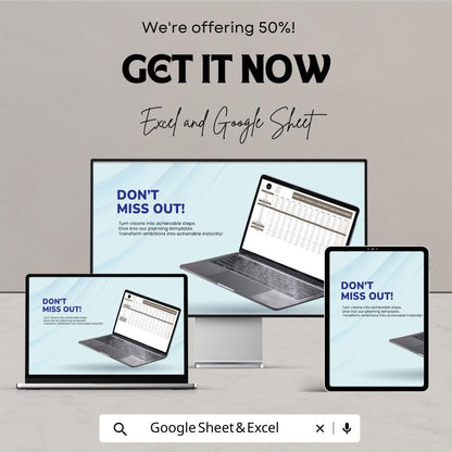 Marketing Product Launch Profit and Loss Statement Template | Excel & Google Sheets | Business Budget Planner, Financial Tracker