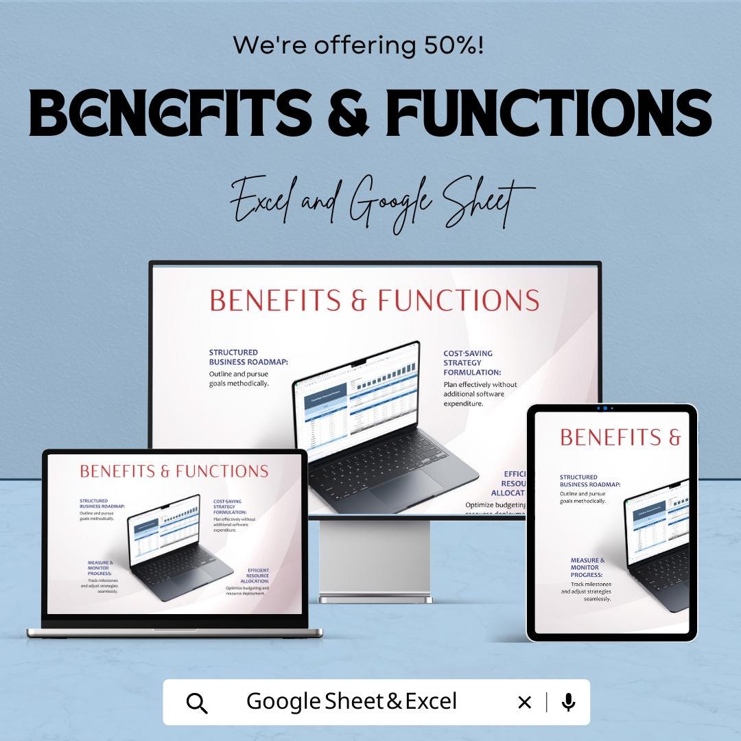 Cashflow Forecast Template Excel & Google Sheets | Monthly Cash Flow Planner | Business Budget Spreadsheet | Financial Planning Template
