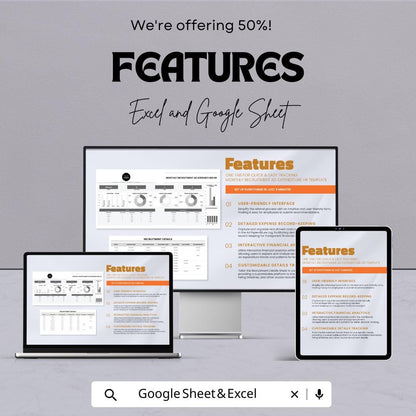 Monthly Recruitment Ad Expenditure HR Template | HR Hiring Cost Tracker | Recruitment Analytics Dashboard | HR Budget Tracker