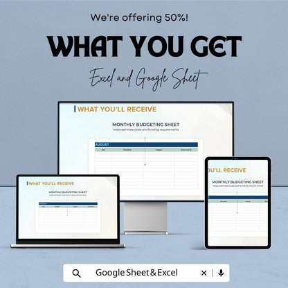 Startup Capital Expenditure Budget Sheet - Excel & Google Sheets for Effective Capital Management