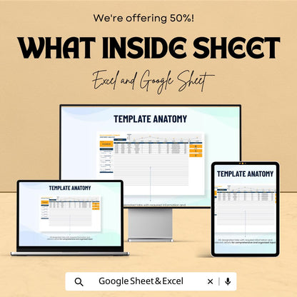 Sales Customer Feedback Sentiment Analysis Template, Customer Review Tracker, Business Analytics Spreadsheet