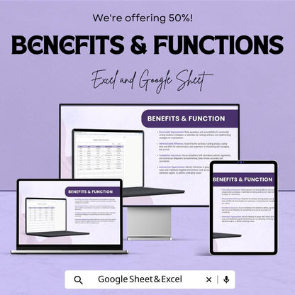 Tardy Sign In Sheet – Excel & Google Sheet Template for Tracking Employee or Student Tardiness | Customizable Attendance Tracker