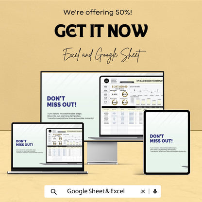 KPI Dashboard for Employee Performance HR | Employee KPI Tracker | Workforce Performance Analytics | Business Dashboard Template