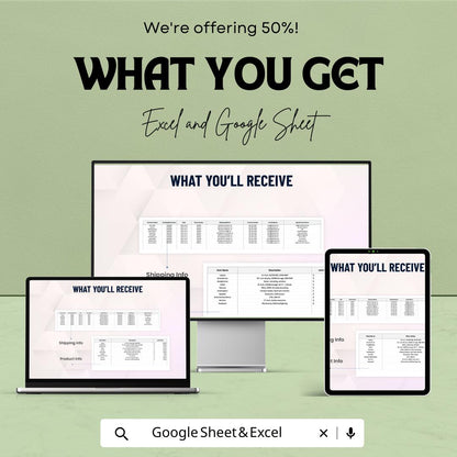 Blank Packing Slip Template | Printable Packing List | Business Shipping Form | Order Fulfillment Document