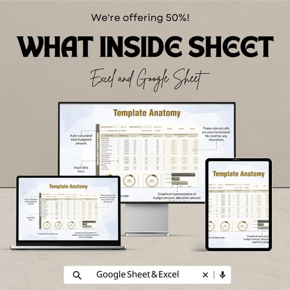 Finance Budget Scenario Planning Template | Business Budget Forecasting Dashboard | Financial Planning Spreadsheet | Scenario Analysis Tool