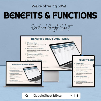 Project & Task Tracking Template, Project Management Spreadsheet, Task Manager, Team Task Tracker
