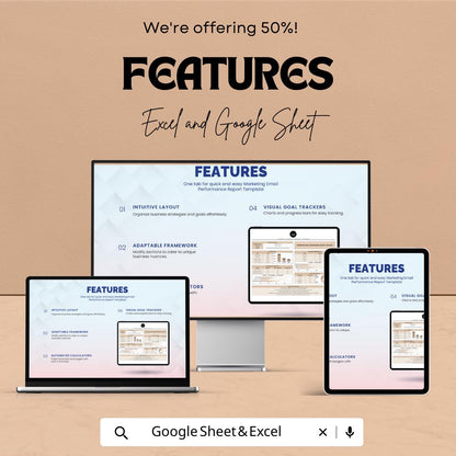 Marketing Email Report Template, Email Performance Tracker, Excel & Google Sheets Campaign Analytics Dashboard, Email Marketing Report