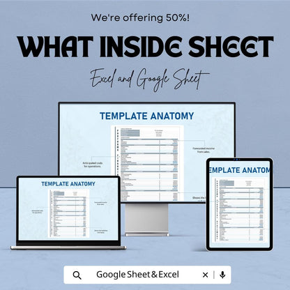 Proforma Financial Statement Template | Financial Projection Template | Business Finance Planner