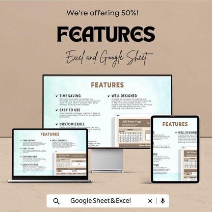 Sales Tracking Sheet for Excel & Google Sheets | Sales Performance Dashboard Template | Track and Analyze Sales Efficiently