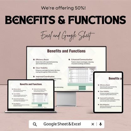 Finance Mergers and Acquisitions Timeline Planner Sheet | Excel & Google Sheets Template for Efficient Project Planning