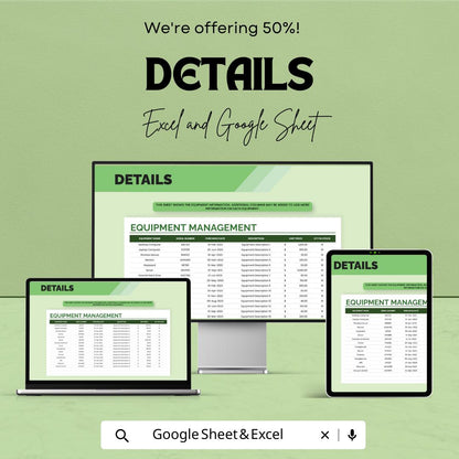 IT Property Tax Tracking Spreadsheet | Asset Tax Tracker Template | Equipment Tax Log | Business Asset Management Sheet