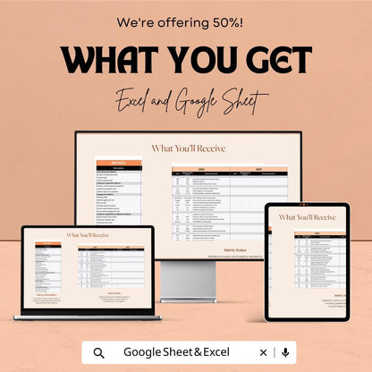Transport and Logistics Marketing Performance Dashboard Template | KPI Tracking Spreadsheet | Customer Acquisition & Engagement Metrics