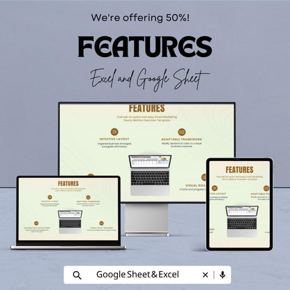 Email Marketing Yearly Metrics Overview Template | Email Analytics Dashboard | KPI Tracker Spreadsheet | Email Performance Report