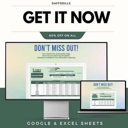 Business Budget Management Template, Company Budget Planner, Expense Tracking Sheet, Financial Management Tool, Google Sheets Excel