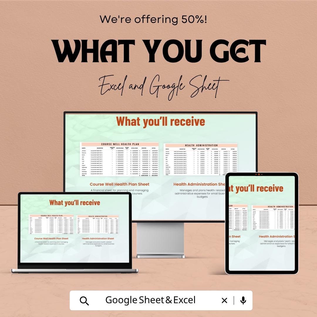 Small Business Budget Template | Business Budget Spreadsheet | Expense and Income Tracker | Financial Planning Template |