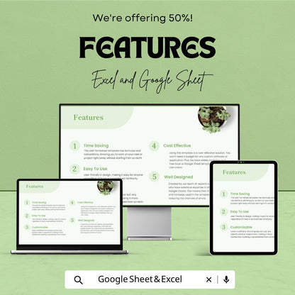 IT Real Estate Investment Sheet Template | Property Investment Tracker Spreadsheet | Commercial & Residential Portfolio Manager |