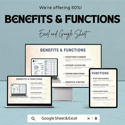 Employee Engagement Budget Template | Excel & Google Sheets | HR Budget Planner | Engagement Expense Tracker | Workforce Planning Tool