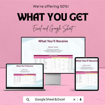Expense Report Management Sheet - Automated Excel & Google Sheet Template for Accurate Expense Tracking