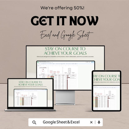 Action Plan Tracking Template | Project Tracker Spreadsheet | Task Progress Dashboard | Business Planning Tool | Goal Tracker