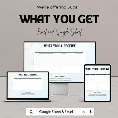 Printable Business Plan Template | Small Business Startup Planner | Editable Business Proposal | Entrepreneur Planning Sheet
