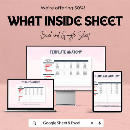 Account Classification Matrix Template | Chart of Accounts Organizer | Accounting Spreadsheet | Finance Template | COA Tracker