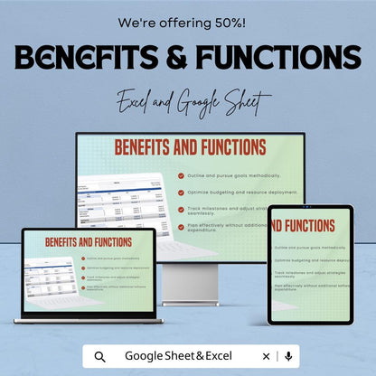 Startup Financial Projections Template | Business Forecast Spreadsheet | Income Statement & Expense Tracker