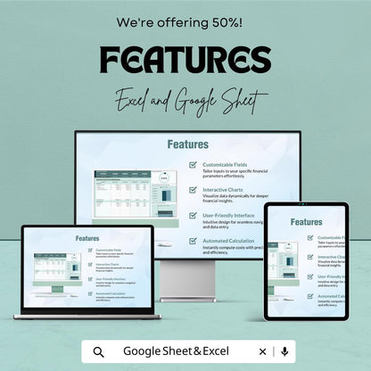 Operational Financial Cost Management Template | Business Cost Analysis Sheet | Expense Control Dashboard | Operational Budgeting Template
