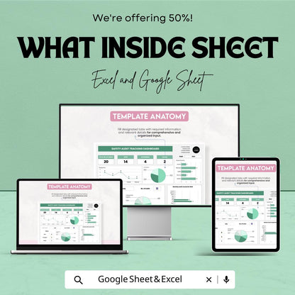 Safety Audit Tracking Dashboard | Google Sheet | Real-Time Audit Monitoring | Safety Compliance Tracker | Employee & Department Monitoring