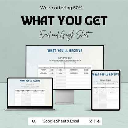 Administration Expense Reimbursement Form Sheet – Excel & Google Sheets Template for Efficient Expense Tracking