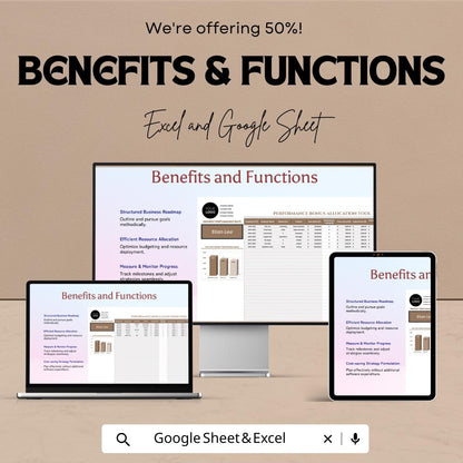 Performance Bonus Allocation Tool | Google Sheets | HR Bonus Distribution Tracker | Employee Bonus Calculator | Business Bonus Allocation