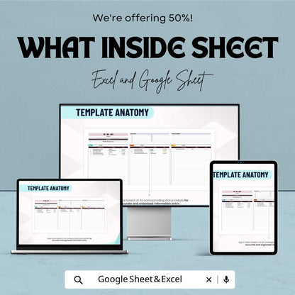 Debt Worksheet Template | Debt Tracker Spreadsheet | Debt Payoff Planner | Excel & Google Sheets | Financial Budget Sheet | Personal