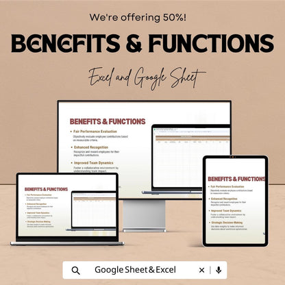 Employee Performance Tracker | HR Dashboard Template | Employee Contribution Tracker | KPI Tracker Excel | HR Analytics Tool