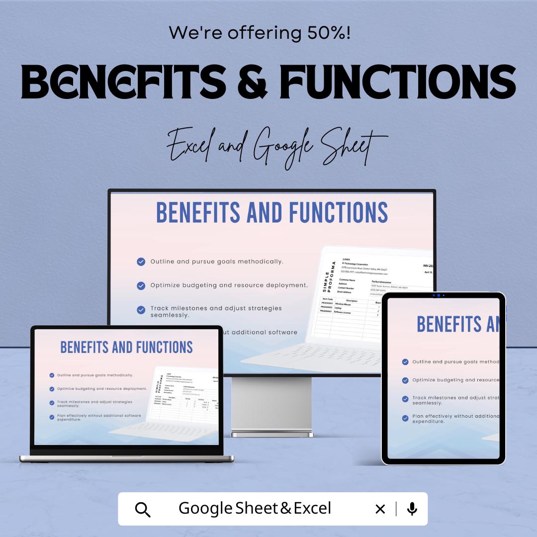 Simple Proforma Invoice Template | Google Sheets & Excel | Business Sales Quote Form | Editable Price Estimate | Professional Billing Format