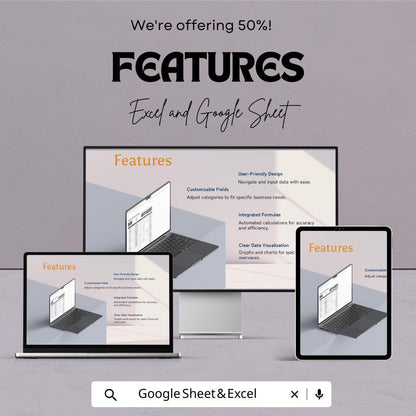General Ledger Accounting Template | Excel & Google Sheets | Ledger Book Spreadsheet | Debit Credit Tracker | Bookkeeping Template