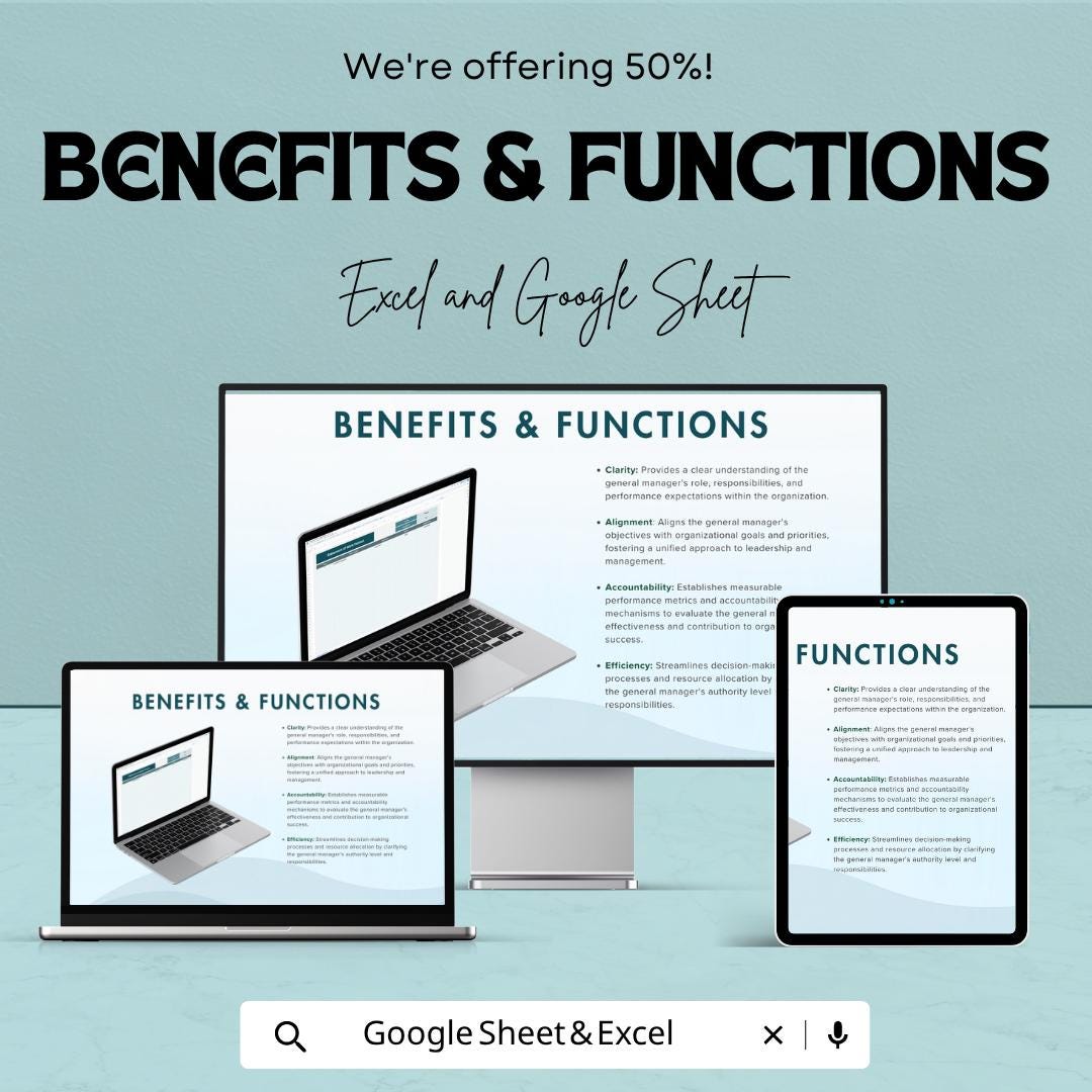 Statement of Work Template | SOW Template Spreadsheet | Project Scope Document Template | Work Agreement Planner