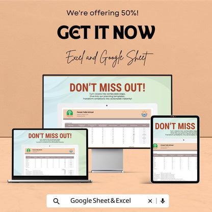 Climate Change Tracker Sheet - Excel & Google Sheet Template for Environmental Impact Monitoring - 50% Off