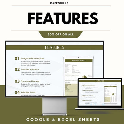 Budget Sales Forecast Template, Sales Forecast Spreadsheet, Business Budget Planner, Revenue Projection Tool, Google Sheets Excel
