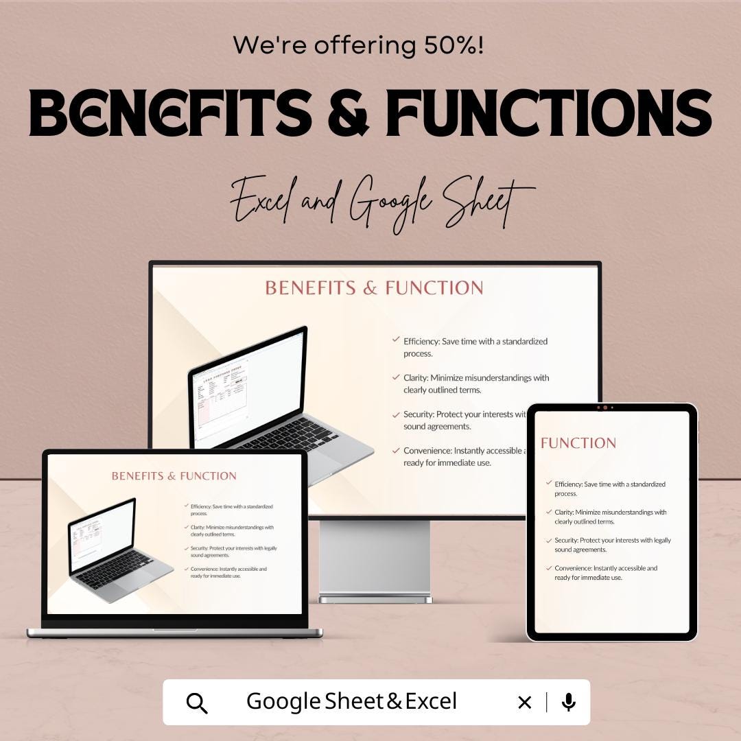 Logo Purchase Order Template | Excel and Google Sheets | Branding Order Sheet | Client Invoice & Purchase Form