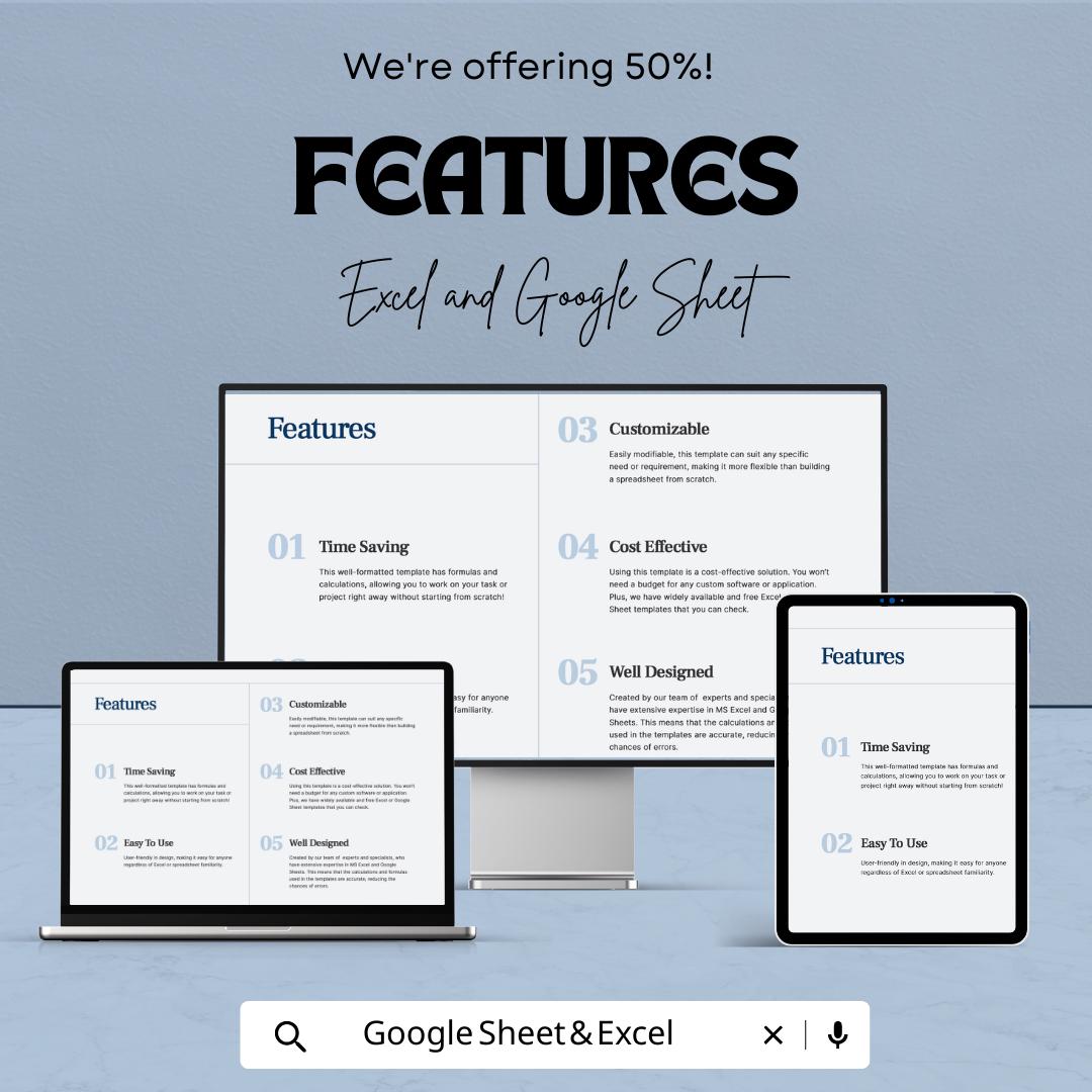 Change Management Spreadsheet Template | Project Change Log Tracker | Excel and Google Sheets Template | Change Request Log