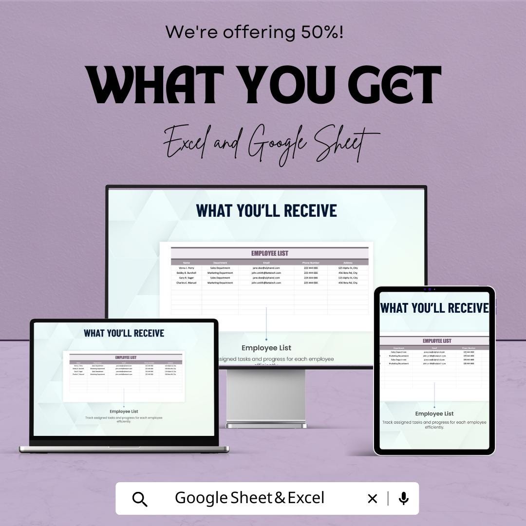 Task and Checklist Sheet - Organize Your Work Efficiently - Google Sheet Template - Task Tracker with Progress Monitor - Task Management