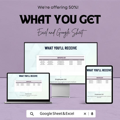 Task and Checklist Sheet - Organize Your Work Efficiently - Google Sheet Template - Task Tracker with Progress Monitor - Task Management