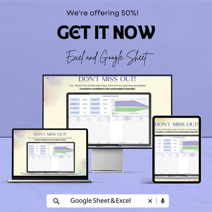 IT Cost Benefit Analysis Template | Google Sheets & Excel Financial Model | Project ROI Calculator | Business Cost Benefit Spreadsheet