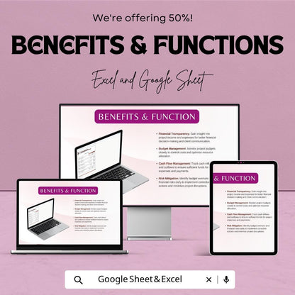 Construction Ledger Template | Excel Construction Accounting Spreadsheet | Google Sheets Ledger Tracker | Contractor Expense Tracker |