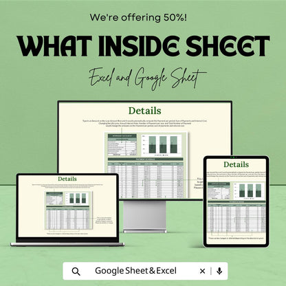 Home Mortgage Calculator Excel & Google Sheets, Loan Payment Planner, Amortization Schedule, Home Loan Tracker, Mortgage Budget Template