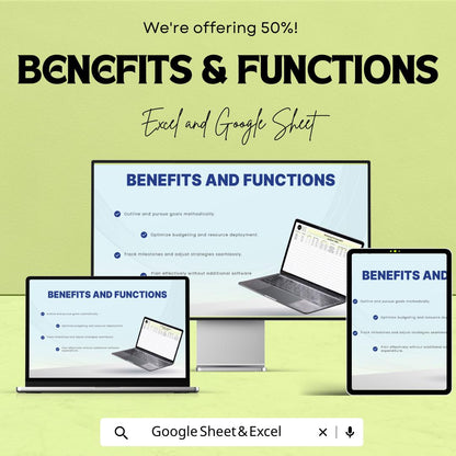 Marketing Demographic Analysis Table Template | Excel and Google Sheets | Customer Segmentation & Market Research Spreadsheet