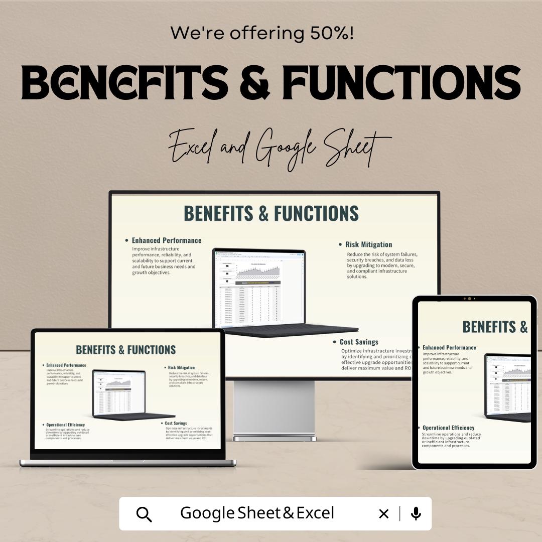Sales Presentation Audience Count Template | Audience Tracking Spreadsheet | Sales Analytics Dashboard | Excel & Google Sheets